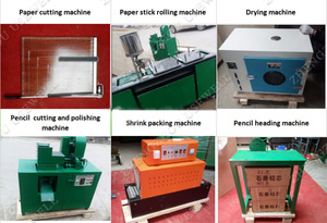 Línea de producción automática de lápices de papel de periódico reciclado de residuos completos - Product Image 2