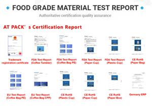 AT PACK kustom Foil emas 12Oz 16Oz 20Oz cangkir kafe perlengkapan kedai kopi kustom cangkir kopi cangkir kertas sekali pakai untuk minuman panas - Product Image 6