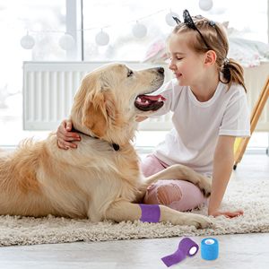 Enveloppe vétérinaire autocollante, <span class=keywords><strong>bande</strong></span> <span class=keywords><strong>de</strong></span> poignet adhésive auto-adhérente pour sports athlétiques extensibles - Product Image 5