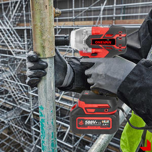 Clé à chocs électrique ONEVAN 1/2, moteur 4815, sans fil, sans balais, couple de serrage de 300 N.m, avec lumière LED pour batterie Mikita - Product Image 4