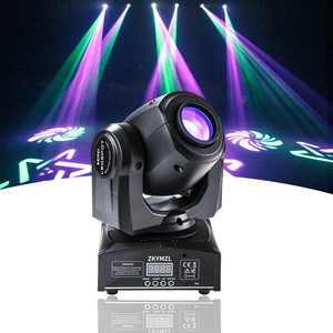 Faro LED mobile da palco 30W con <span class=keywords><strong>8</strong></span> Gobo e 15 colori, DMX512 RDM, per DJ e discoteche, certificazione CE - Spedizione da magazzino locale USA/UE, direttamente dalla fabbrica - Product Image 1
