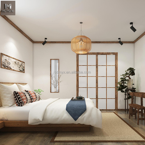 Tùy Chỉnh Hiện Đại Chất Lượng Cao Khách Sạn Nội Thất Phòng Ngủ Bộ Sang Trọng Gỗ Giường Nệm & Đồ Nội Thất Phòng Khách Sạn Bền Phòng Bộ Sưu Tập - Product Image 2