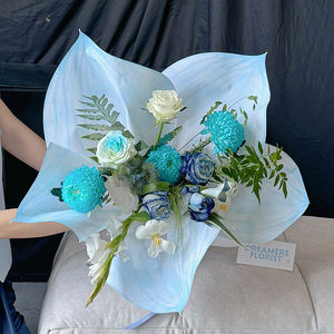 Lotus Día de San Valentín Nuevas explosiones Tienda de flores puntada papel de regalo floral coreano envoltura de papel de seda floral <span class=keywords><strong>ponk</strong></span> - Product Image 6