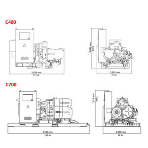 עבור ראנד ingsoll <span class=keywords><strong>rand</strong></span> c400 c400 ללא שמן נייח קטן צנטריפוגלי 200-700kw עם מנוע וליבת מנוע - Product Image 3