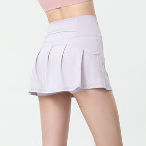 High Waist Sports <b>Women</b> Athletic Workout Fitness <b>Yoga</b> <b>Shorts</b> Tennis Skirt - Product Image 1