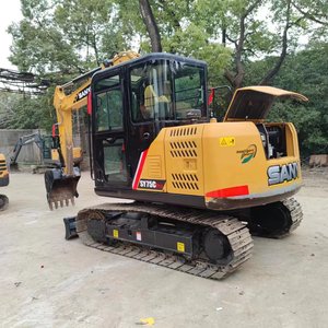 Utilisé pour l'excavatrice sur chenilles SY75 de 7 tonnes, bon état, composants principaux, PLC, pompe, engrenage, roulement, garantie 1 an - Product Image 5