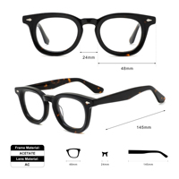 Lunettes pour hommes Acétate Lunettes De Luxe Montures de lunettes Montures optiques Vente en gros Designer vogue Eye Wear Rotondity