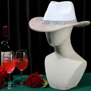 Sombrero con Diseño <span class=keywords><strong>de</strong></span> Leopardo y Pedrería, Sombrero <span class=keywords><strong>de</strong></span> Vaquera con Diamantes Brillantes, Sombreros <span class=keywords><strong>de</strong></span> Vaquera con Pedrería para Mujer, Sombreros Occidentales para <span class=keywords><strong>Despedida</strong></span> <span class=keywords><strong>de</strong></span> <span class=keywords><strong>Soltera</strong></span> - Product Image 5