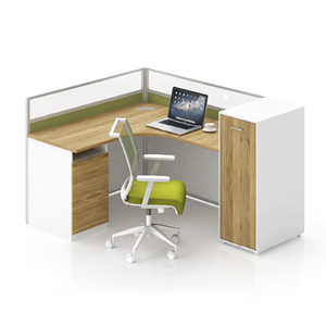 โต๊ะทำงานสำนักงานแบบมีฉากกั้นไม้สไตล์โมเดิร์น ลดราคาพิเศษ สำหรับ <span class=keywords><strong>2</strong></span> คน ขยายได้ พร้อมพื้นที่ส่วนตัวสำหรับพนักงาน - Product Image 3