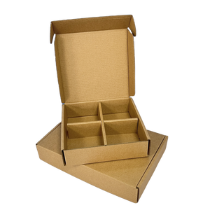 Sinh thái thân thiện Kraft Giấy hộp bưu phẩm với phân vùng chèn cho thương mại điện tử bao bì bán lẻ và giao hàng an toàn - Product Image 4