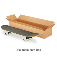 OMT Anpassbares Logo Skateboard Balance Car Verpackung 3-Schicht Wellpappe Starre Boxen mit Schwamm Prägung UV-Beschichtung Recycelbar