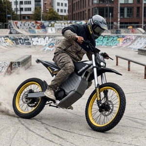 Scooter à deux roues tout-terrain Mimbob pour adultes, avec une puissance de 3000W/5000W, vitesse de 80 km/h, performance haute vitesse sur route de montagne - Product Image 6
