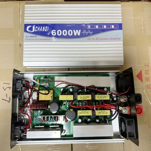 6000/8000/12000W onda sinusoidale pura DC 12V 24V 48V 60V a AC 220V convertitore di potenza doppia presa convertitore solare auto Inverter - Product Image 2