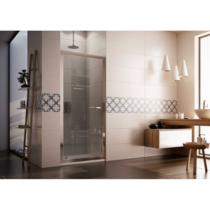 Single <b>Hinged</b> Printed Glass <b>Shower</b> <b>Door</b> Interior Accessories Model C-60-68 - Product Image 2