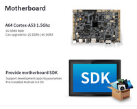 PC industriel à écran tactile capacitif de 23 pouces avec contrôle de machine