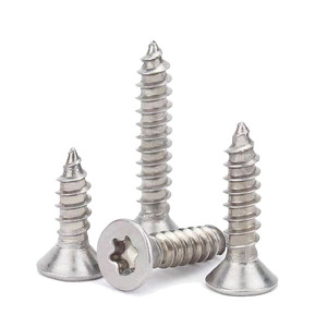 304 Stainless Steel Countersunk Head Torx Self Tapping Screws Metric Grade 8 A2 70 For Metal - Product Image 1