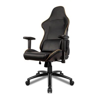 Chaise de Gaming DDP Prix Économique Noire et Jaune Scorpion 2D Pivotante Inclinable avec Relevage à Gaz pour Ordinateur et Bureau