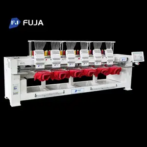 FUJA Six computer advanced industrial embroidery machine