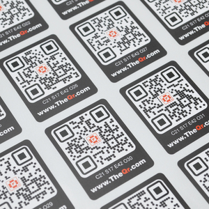 Premium Quality and Durable serial number label qr code sticker for ...