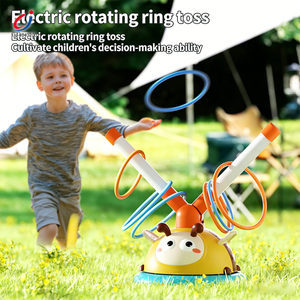 Jeu de lancer d'anneaux miniature Chengji pour enfants, télécommande multifonctionnelle 2-en-1, ensemble sportif abeille, jouets de saut et d'exercice pour enfants - Product Image 2