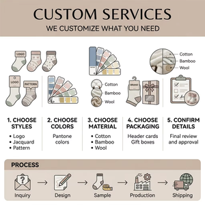 <span class=keywords><strong>Chaussettes</strong></span> antidérapantes sans couture pour bébés et tout-petits, avec grip, motif ours de dessin animé, en coton, longueur mi-mollet, vente en gros - Product Image 5