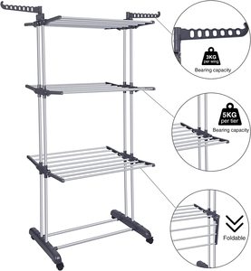 Vendite dirette della fabbrica <span class=keywords><strong>appendiabiti</strong></span> rimovibile <span class=keywords><strong>a</strong></span> parete stendibiancheria stendibiancheria stendibiancheria - Product Image 1