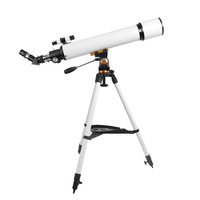 Telescopio Refractor Astronómico Digital de Alta Definición 70700 Gran Apertura Vista de Estrellas y Luna Impermeable
