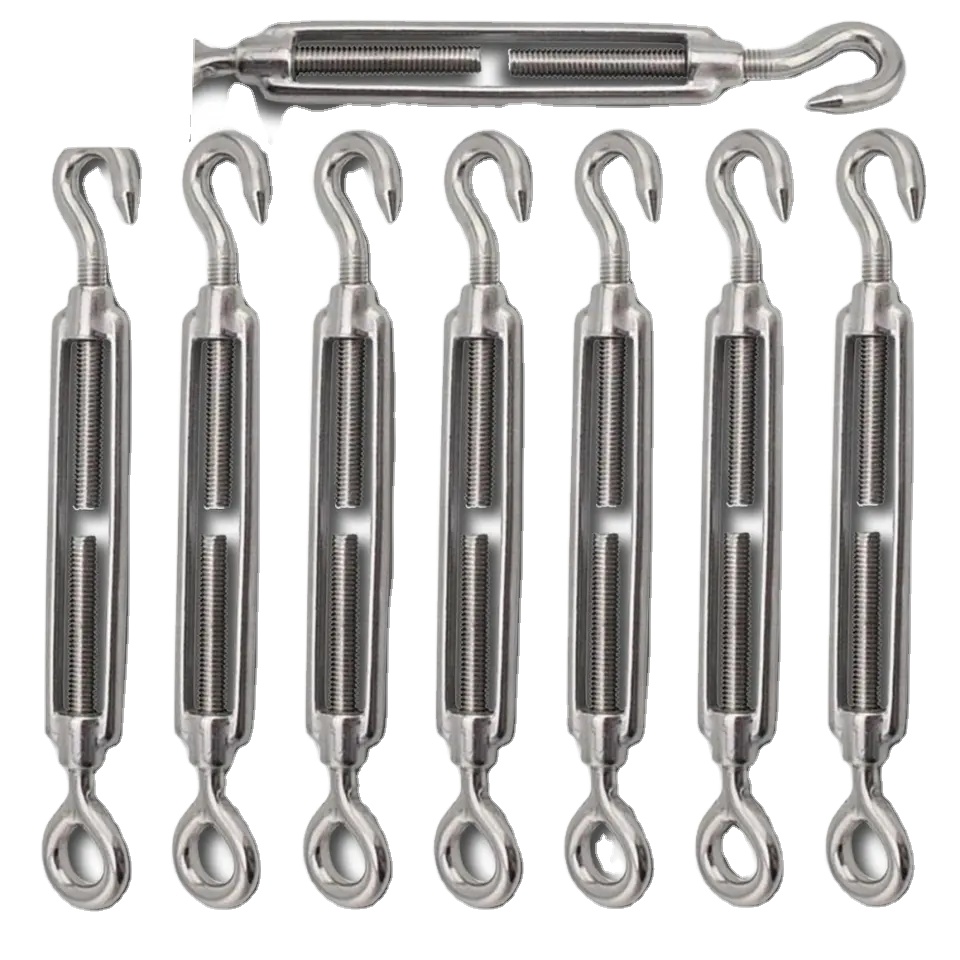 Everbilt 3/8 In. X 10-1/2 In. Zinc-Plated Turnbuckle Hook/Eye