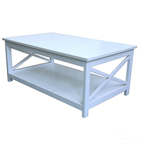 Table basse rectangulaire contemporaine avec rangement, multifonctionnelle, pratique, meubles de salon, salon, bois