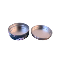5g petit pot de crème rond boîte en métal mini boîte cosmétique en fer blanc avec couvercles