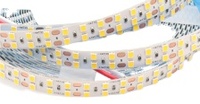 Bande LED double ligne en promotion 3000K/4000K/6000K 240 LED/mètre 24V 2 lignes SMD 2835 Largeur PCB 10mm