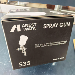 <span class=keywords><strong>Pistolet</strong></span> de pulvérisation pneumatique japonais <span class=keywords><strong>Iwata</strong></span> authentique W-400-S35, calibre 1.4, haute atomisation, pour <span class=keywords><strong>peinture</strong></span> de finition, type gravité, pot supérieur - Product Image 6
