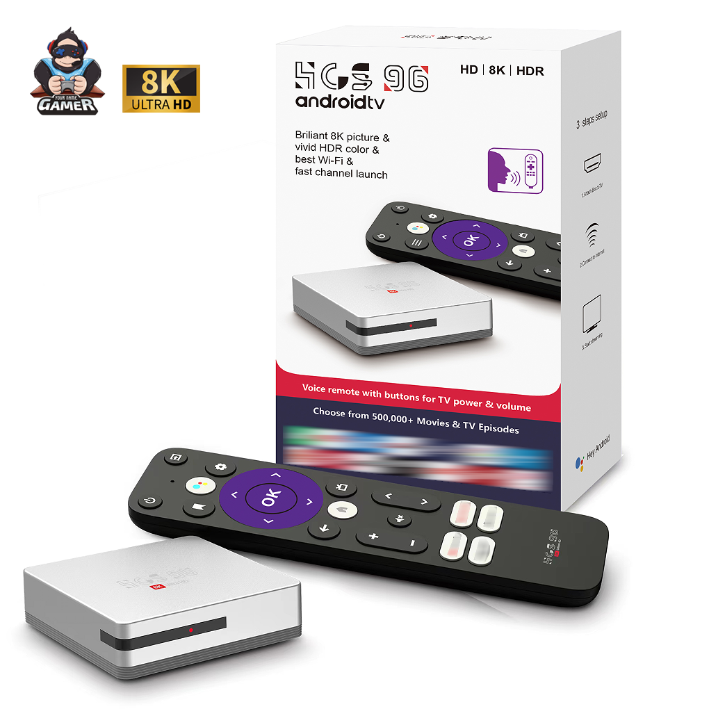 2025 Android 13.0 HCS96 HD 8K TV Box - 2GB RAM, 16GB Storage, BT