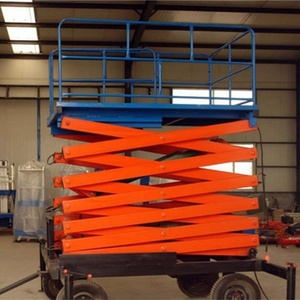 Electric Wide <strong>Platform</strong> Scissor Lift With 1000kg Capacity And 12.2m Max Height For Increased <strong>Work</strong> Efficiency - Product Image 1