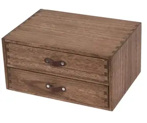 Mộc Mạc chức năng hộp gỗ cho đồ chơi tổ chức, lưu trữ tập tin cho máy tính để bàn