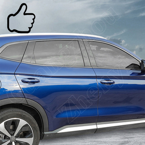 Phụ kiện xe hơi màu đen đầy đủ cửa sổ sill khung đúc Dải Bìa <span class=keywords><strong>TRIM</strong></span> cho BYD bài hát cộng với con dấu U 2023-2025 - Product Image 3