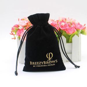 Bolsa de Joyería de Terciopelo Reciclable con Cordón, Impresión Personalizada, Envoltorio Pequeño para Regalos, Anillos, Relojes, Gafas, Zapatos, Calcetines de Piel, con Grabado - Product Image 2