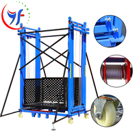 Échafaudage électrique pliable, échafaudage électrique hydraulique automatique pour la construction de bâtiments