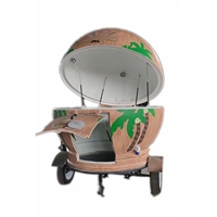 Kiosque mobile de vente de nourriture pour centre commercial, chariot de vente de maïs sucré cuit à la vapeur, design pour la vente en centre commercial