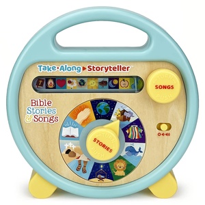 Histoires et chansons bibliques interactives, lecteur d'histoires électronique portable avec 11 livres, jouets éducatifs pour enfants - Product Image 4