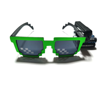 Richshining nouvelles lunettes lumineuses EL feuille lumineuse Semi-fini sans fil Flash Disco Cool feuille décorative feuille de lumière froide