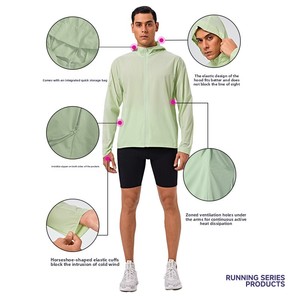 Chaqueta Bomber Ligera y Transpirable con Capucha para Primavera/Verano, Ropa Deportiva para Montañismo y Running - Product Image 2