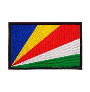 Drapeaux de pays de Sierra Leone de haute qualité, à coudre ou à thermocoller, avec fermeture auto-agrippante, vente en gros - Product Image 2