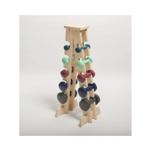 Popolare <span class=keywords><strong>Porta</strong></span> Pesi in <span class=keywords><strong>Legno</strong></span> per Palestra Domestica, Rastrelliera per Manubri in <span class=keywords><strong>Legno</strong></span> per Casa - Product Image 2