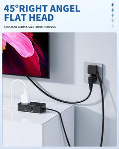 ปลั๊กพ่วงสำหรับเคาน์เตอร์ครัว 6 ฟุต 2 ช่อง AC 1 ช่อง USB และ 2 ช่อง USB-C ประสิทธิภาพสูง ทนทาน สำหรับหม้อหุงข้าว เครื่องต้มน้ำ และเครื่องบดสับ - Product Image 3