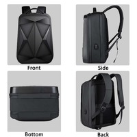 T589 Nueva Mochila Casual Impermeable de 15 Pulgadas para Estudiantes, Hombres, Viajes de Negocios, Ligera, con Puerto USB para Laptop