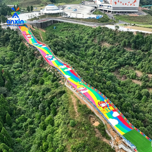 Vente en gros d'équipements d'amusement de luxe ANXIN en HDPE pour l'extérieur, toboggan à <span class=keywords><strong>neige</strong></span> sèche arc-en-ciel pour enfants et adultes - Product Image 6