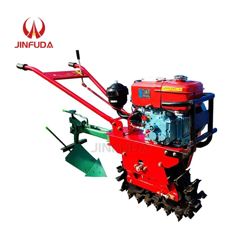 Multifunctional पेट्रोल Rototiller खेत मिनी कृषक Rotovator टिलर 7HP 8HP 9HP