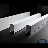 Plaques de plafond suspendues modernes en alliage d'aluminium revêtu de PVDF, ignifuges, classe A, pour gymnases et bureaux