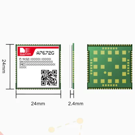 SIMCOM A7672G A7672SA A7672E A7672S LTE Cat 1 module that supports wireless communication modes of LTE-FDD/GSM/GPRS/EDGE